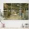 Designart - The Horse In The Barn And Dog In Doorway - Farmhouse Premium Canvas Wall Art